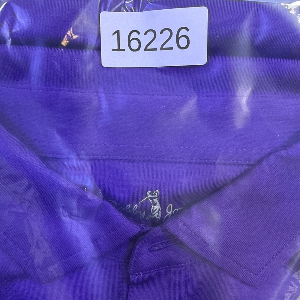 Bobby Jones Mens XL - X Large Purple Golf Polo Shirt  Casual PERFORMANCE - Picture 7 of 7